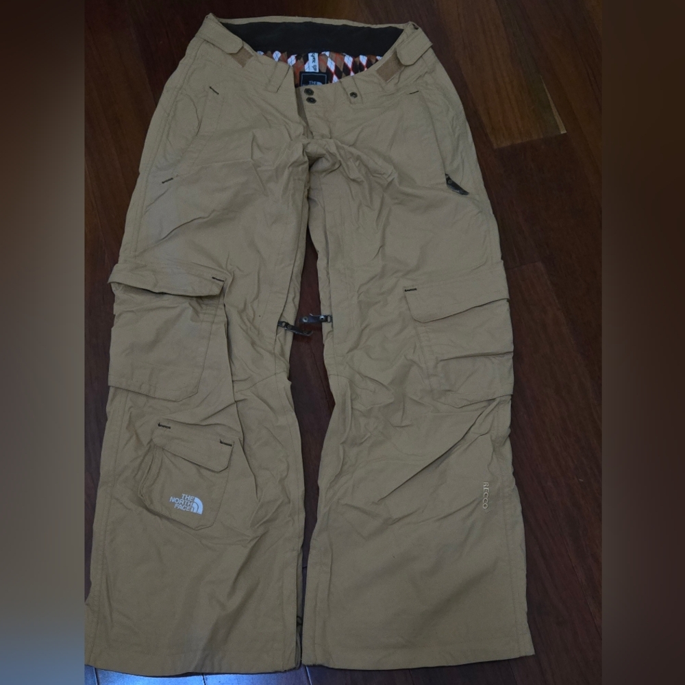 The North Face cryptic women medium khaki Snow Ski pants